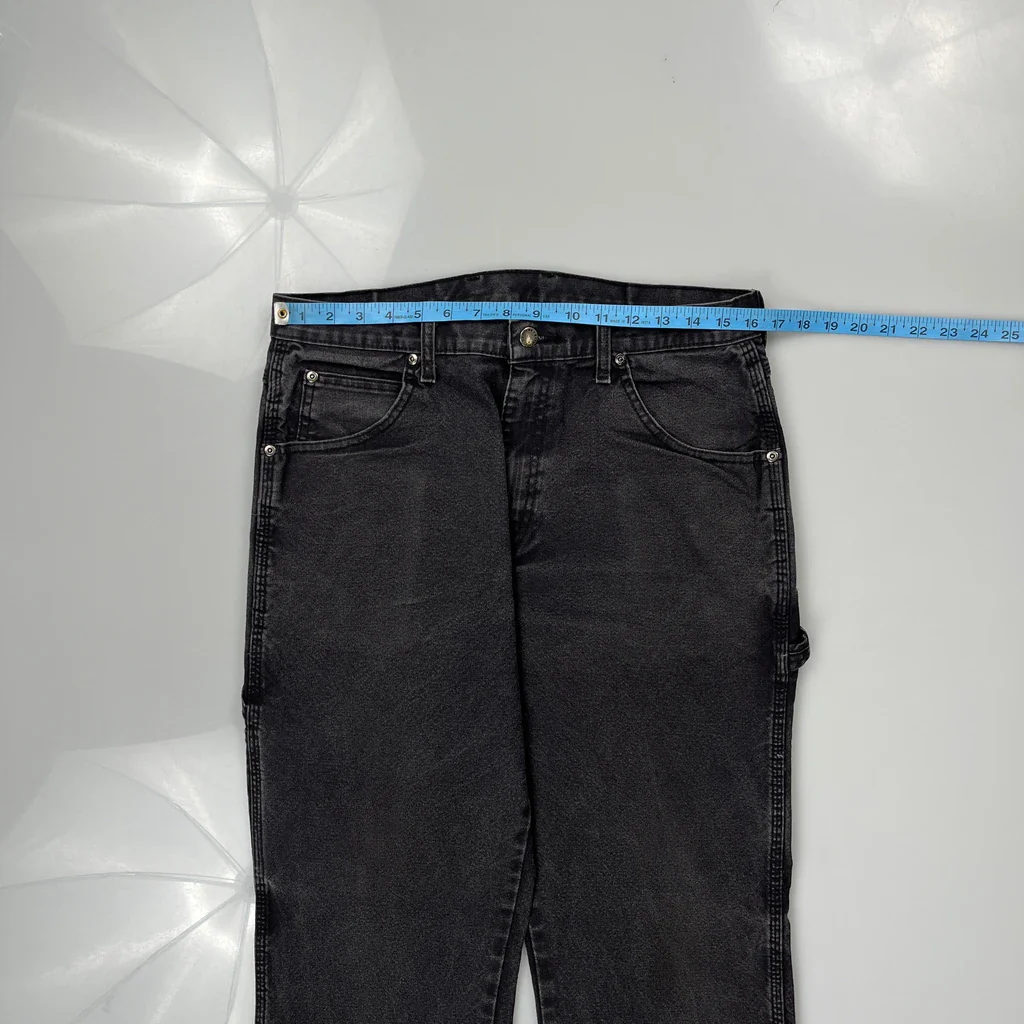 Dickies Carpenter Jeans - 33W 31L Black Cotton - Image 3
