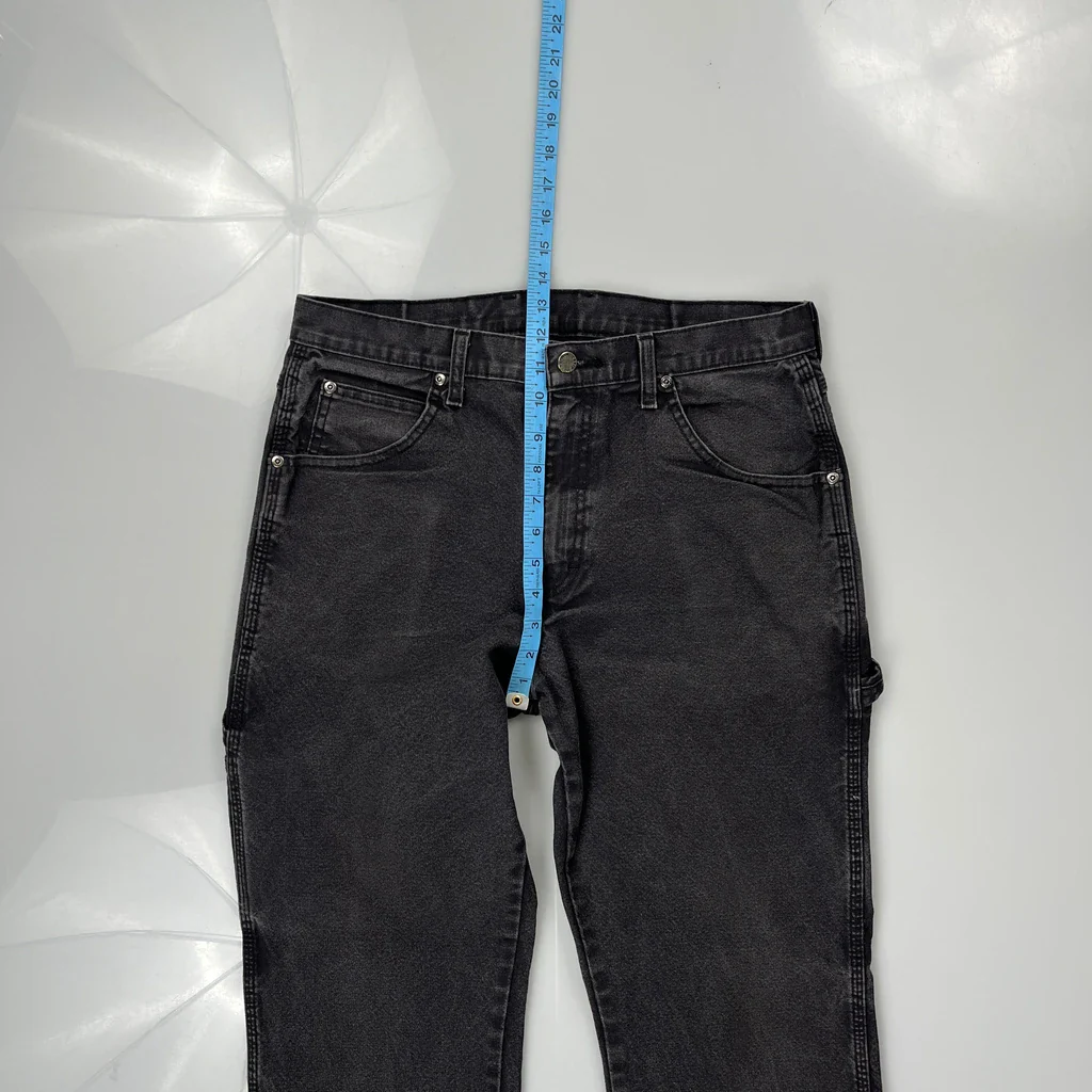 Dickies Carpenter Jeans - 33W 31L Black Cotton - Image 4