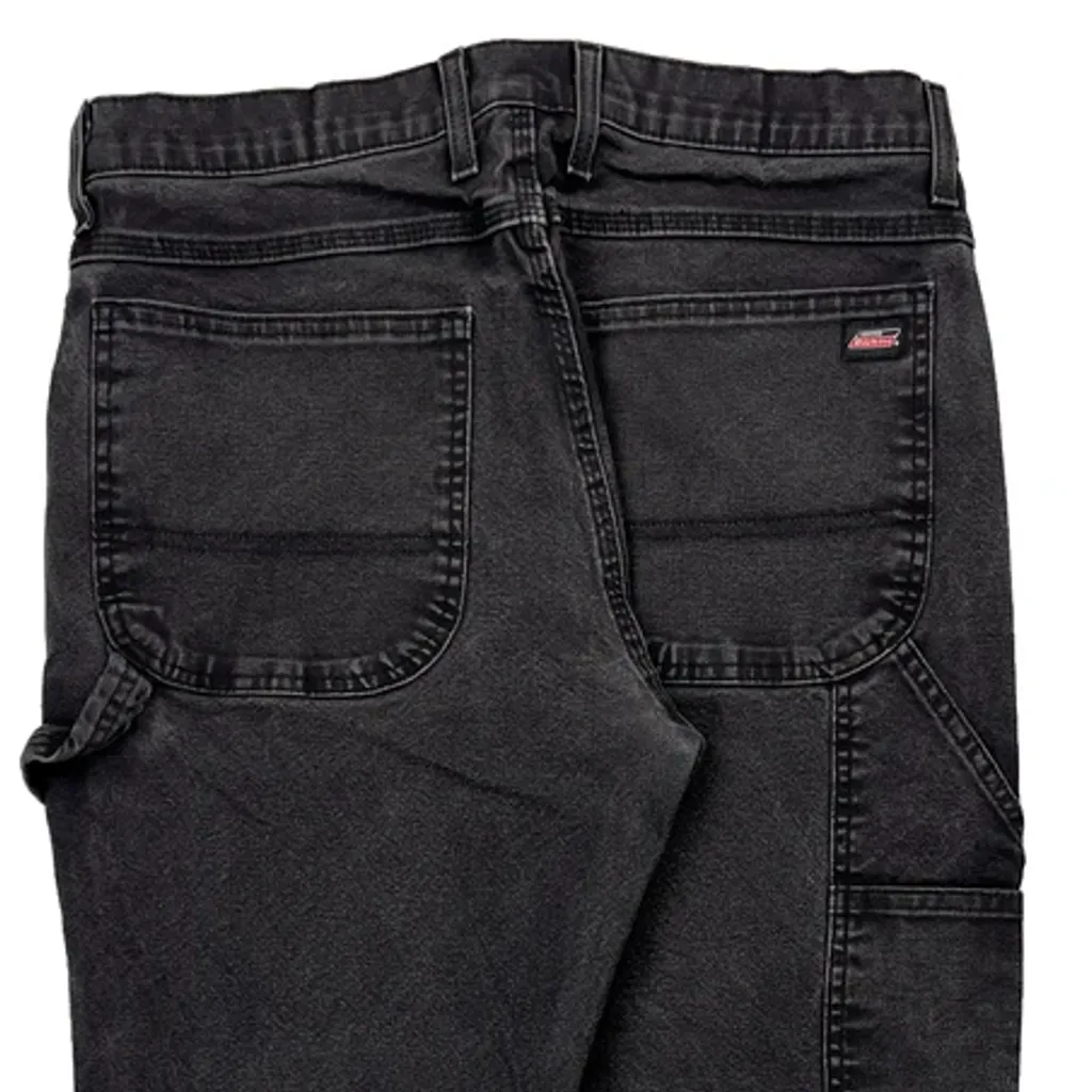 Dickies Carpenter Jeans - 33W 31L Black Cotton - Image 7