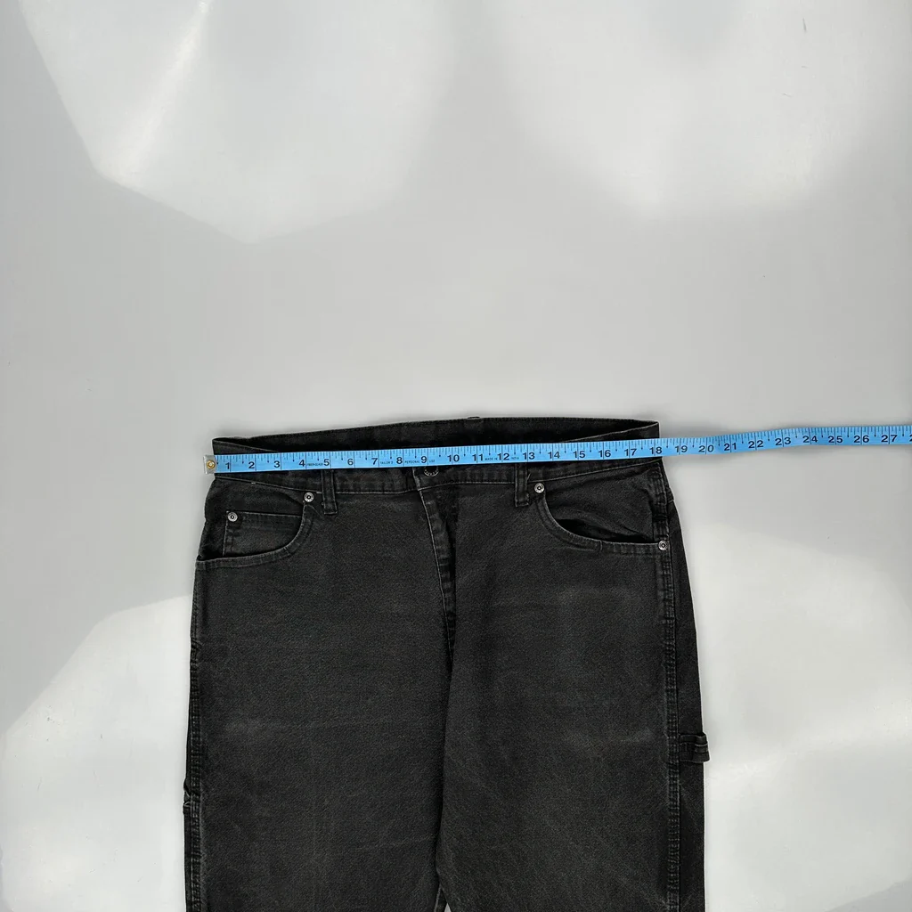 Dickies Carpenter Jeans - 36W 31L Black Cotton - Image 3