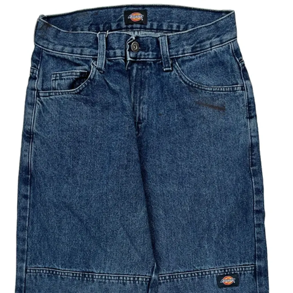 Dickies Baggy Double Knee Carpenter Jeans - 27W 30L Blue Denim - Image 9