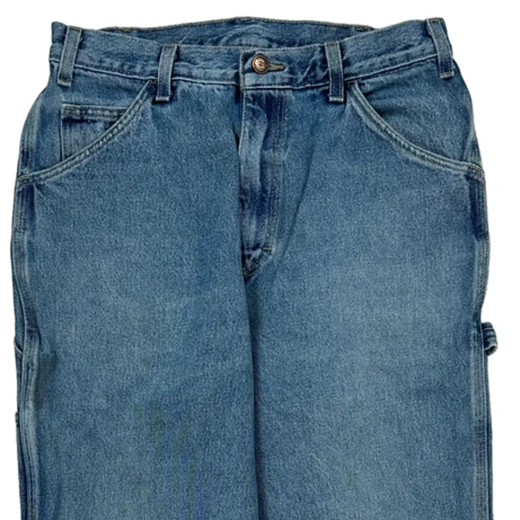 Dickies Carpenter Jeans - 28W 30L Blue Cotton - Image 10