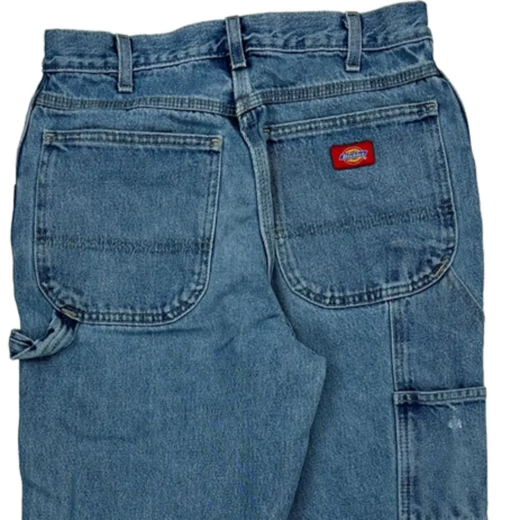 Dickies Carpenter Jeans - 28W 30L Blue Cotton - Image 8