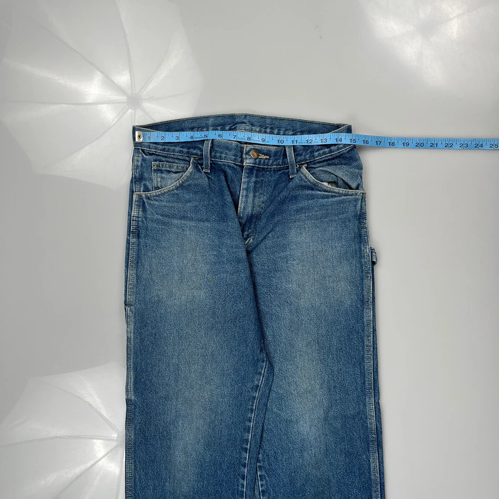 Dickies Carpenter Jeans - 30W 30L Blue Cotton - Image 3