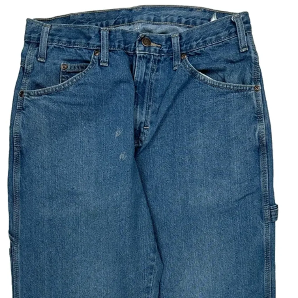 Dickies Carpenter Jeans - 30W 32L Blue Cotton - Image 10
