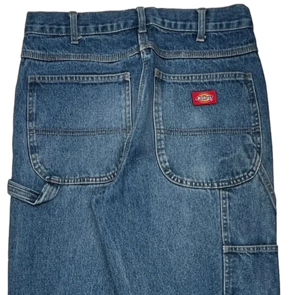 Dickies Carpenter Jeans - 30W 32L Blue Denim - Image 7