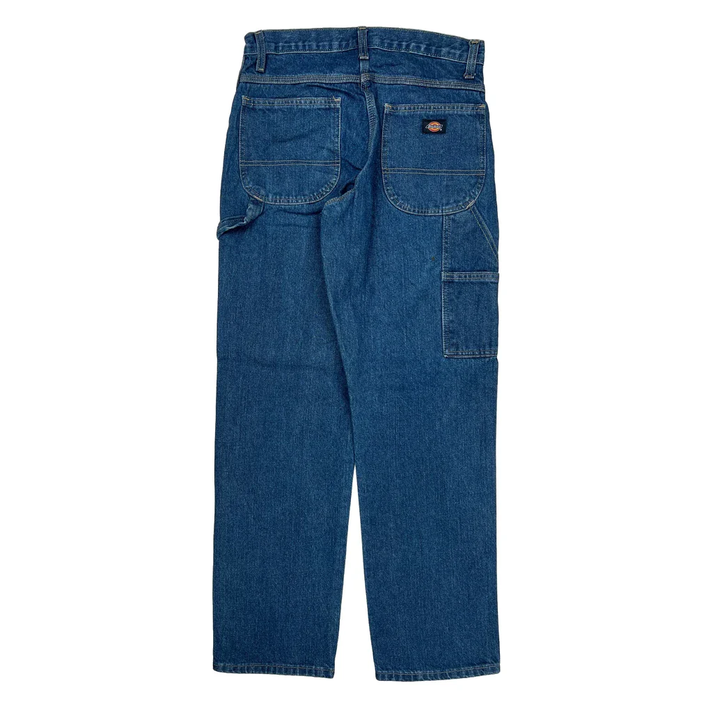 Dickies Carpenter Jeans - 30W 32L Blue Cotton