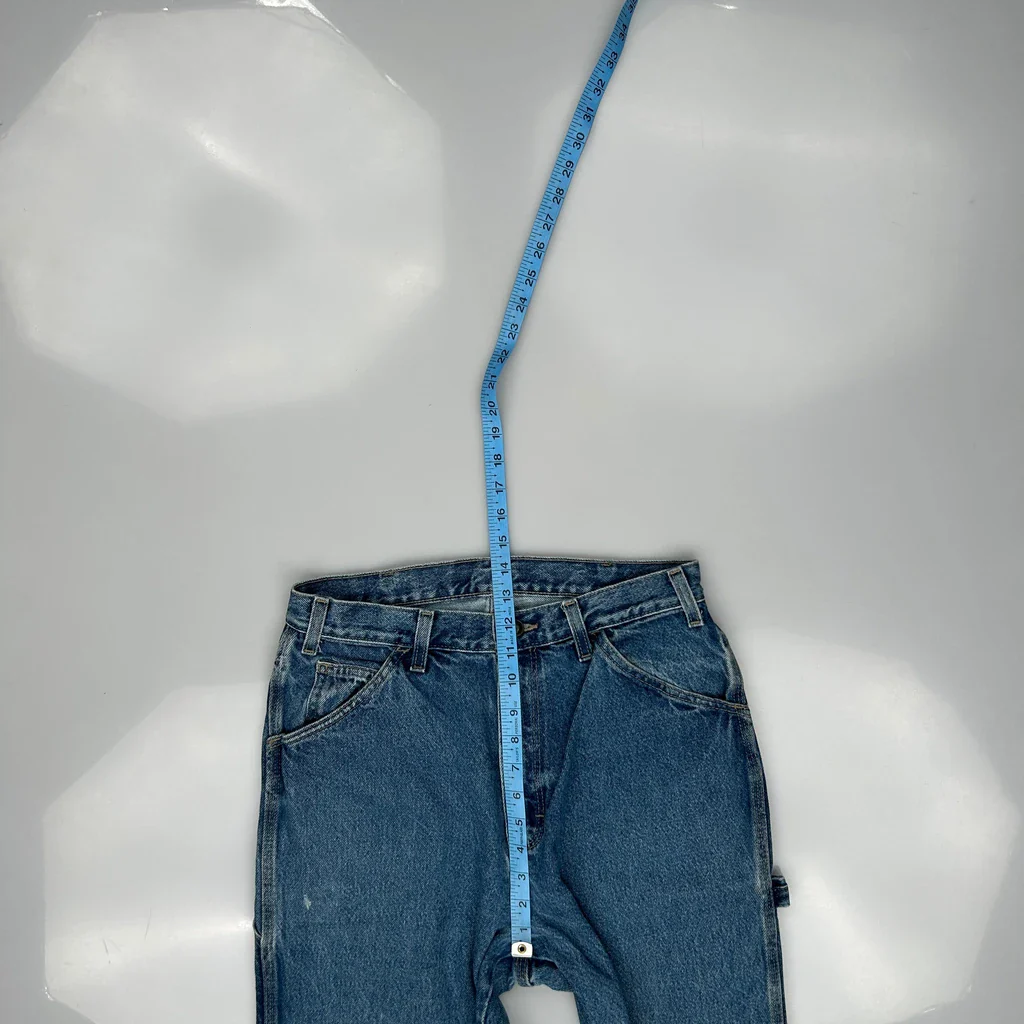 Dickies Carpenter Jeans - 30W 31L Blue Cotton - Image 4