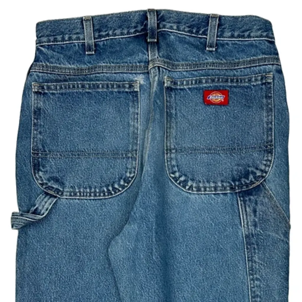 Dickies Carpenter Jeans - 30W 31L Blue Cotton - Image 8