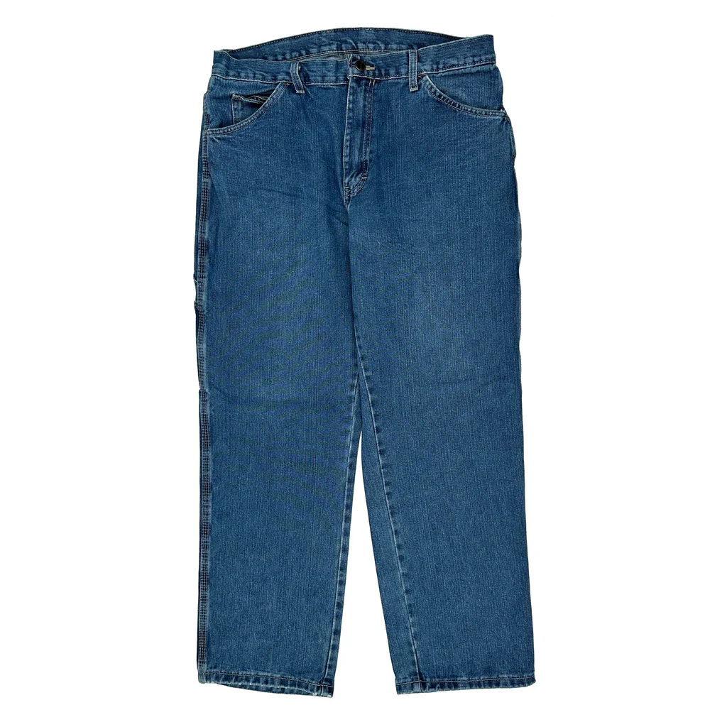 Dickies Carpenter Jeans - 32W 29L Blue Cotton - Image 2