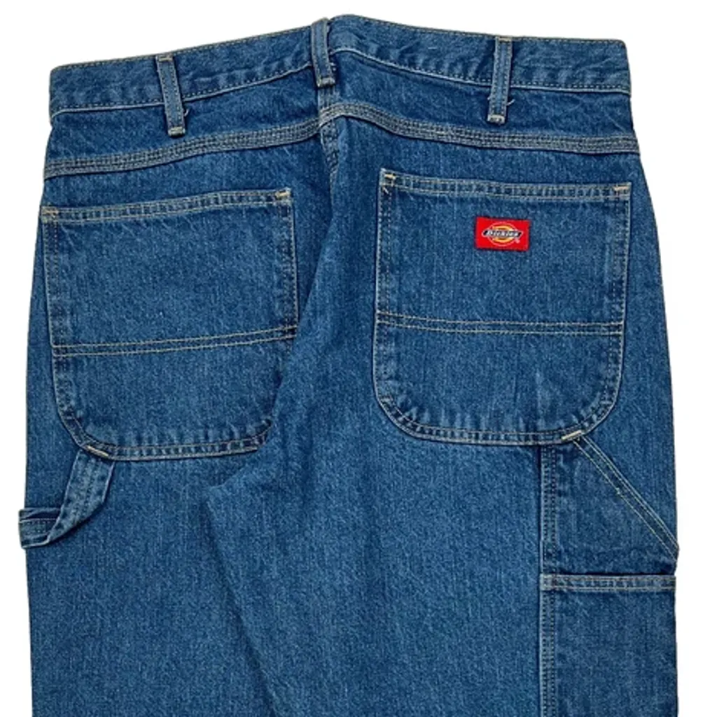 Dickies Carpenter Jeans - 32W 30L Blue Cotton - Image 8