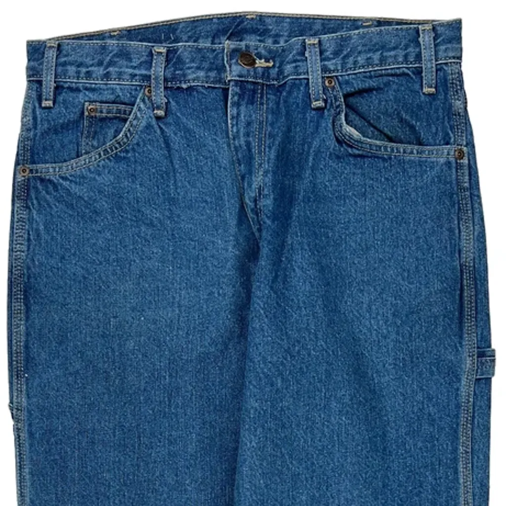 Dickies Carpenter Jeans - 32W 30L Blue Cotton - Image 9