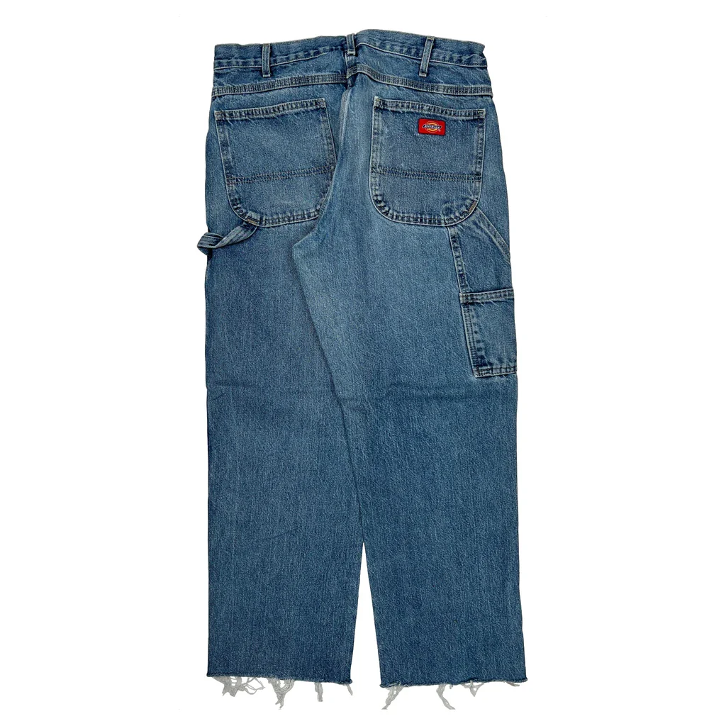 Dickies Carpenter Jeans - 32W 29L Blue Cotton
