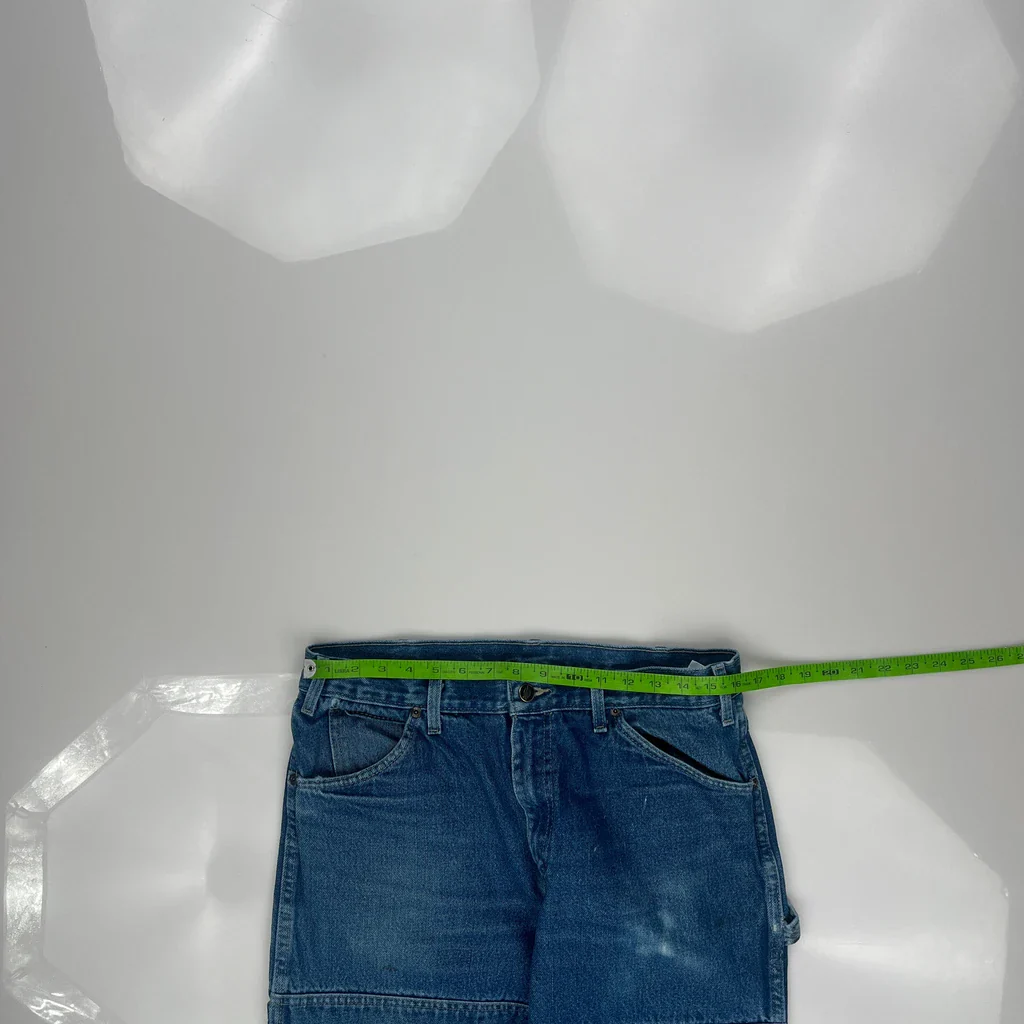 Dickies Double Knee Carpenter Jeans - 32W 33L Blue Cotton - Image 3