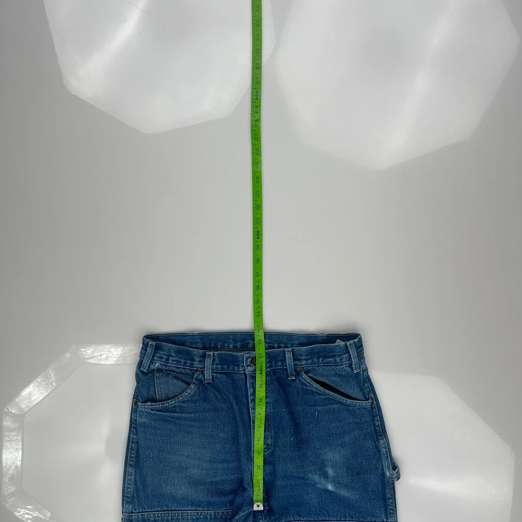 Dickies Double Knee Carpenter Jeans - 32W 33L Blue Cotton - Image 4