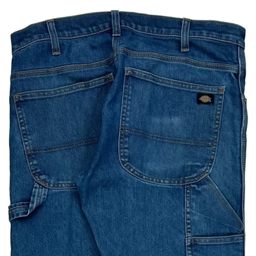 Dickies Carpenter Jeans - 32W 30L Blue Cotton - Image 8