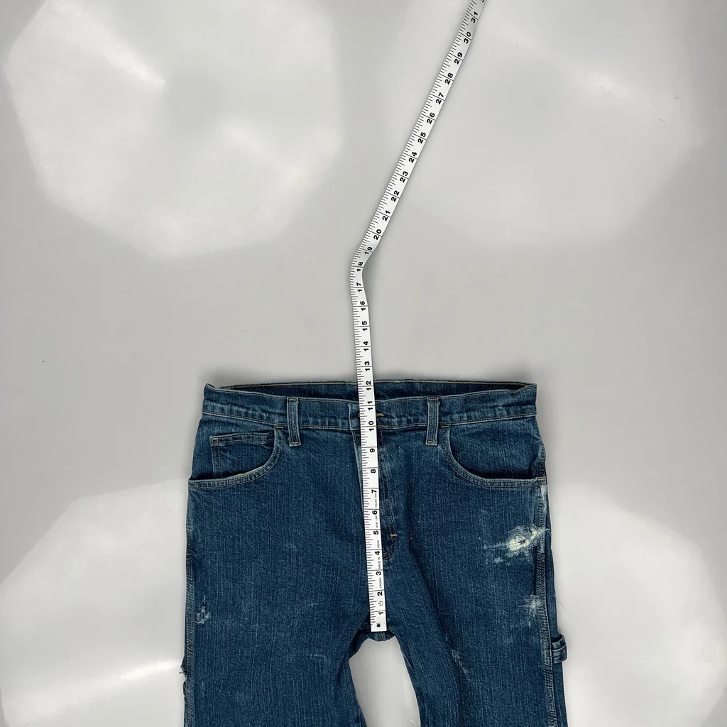 Dickies Carpenter Jeans - 32W 32L Blue Cotton - Image 4