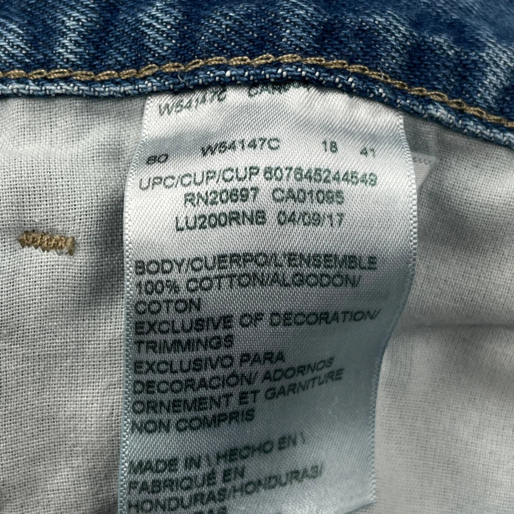 Dickies Patched Carpenter Jeans - 32W 31L Blue Cotton - Image 6