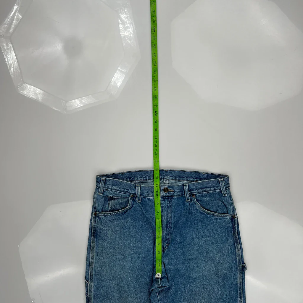 Dickies Carpenter Jeans - 33W 32L Blue Cotton - Image 4