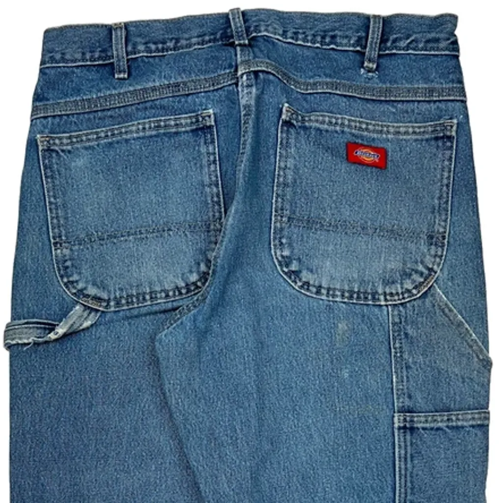 Dickies Carpenter Jeans - 33W 32L Blue Cotton - Image 7