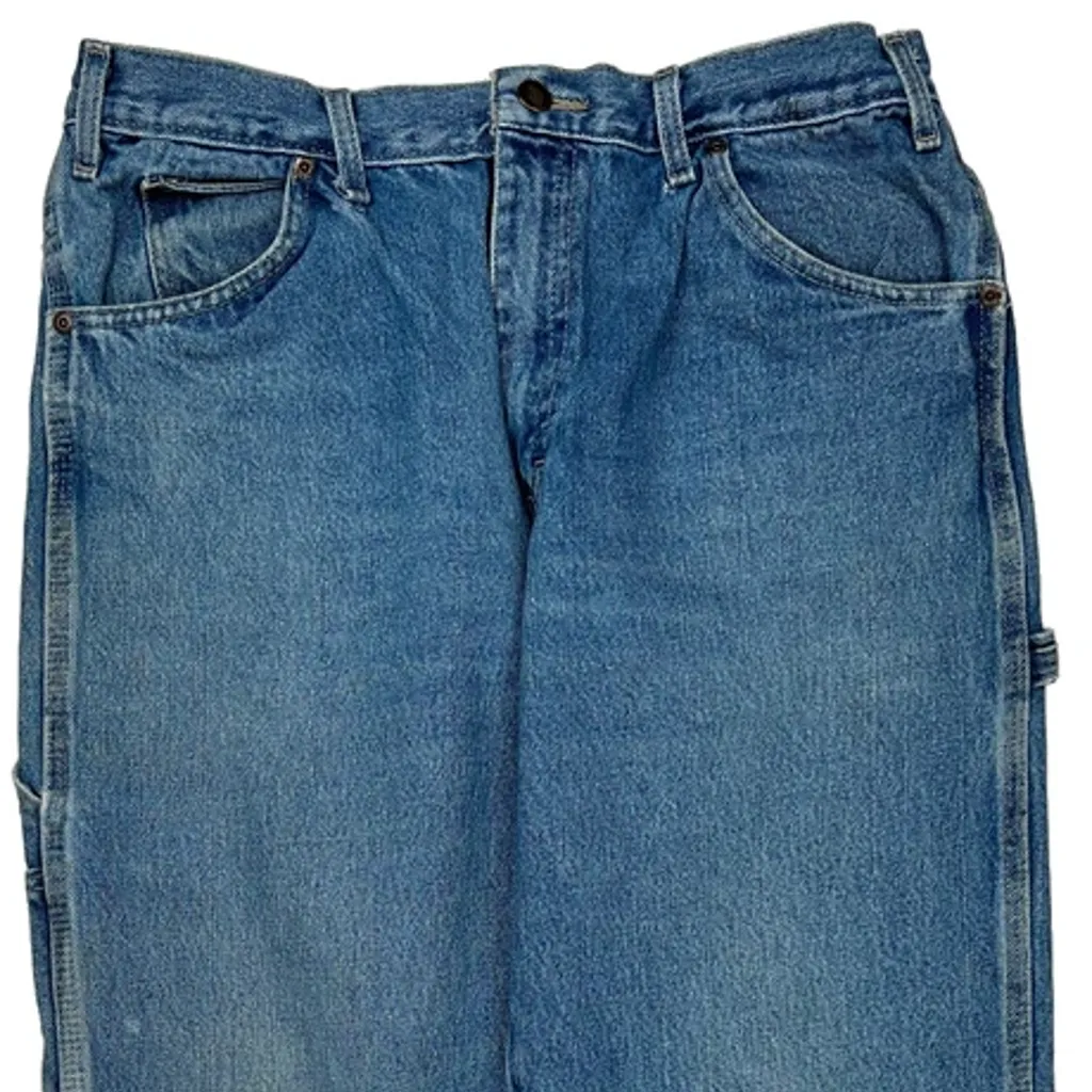 Dickies Carpenter Jeans - 33W 32L Blue Cotton - Image 9