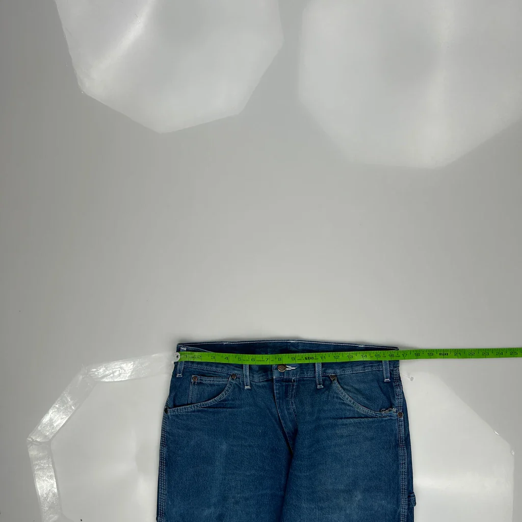 Dickies Carpenter Jeans - 33W 27L Blue Cotton - Image 3