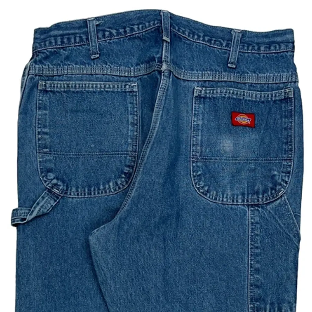 Dickies Carpenter Jeans - 33W 30L Blue Denim - Image 7