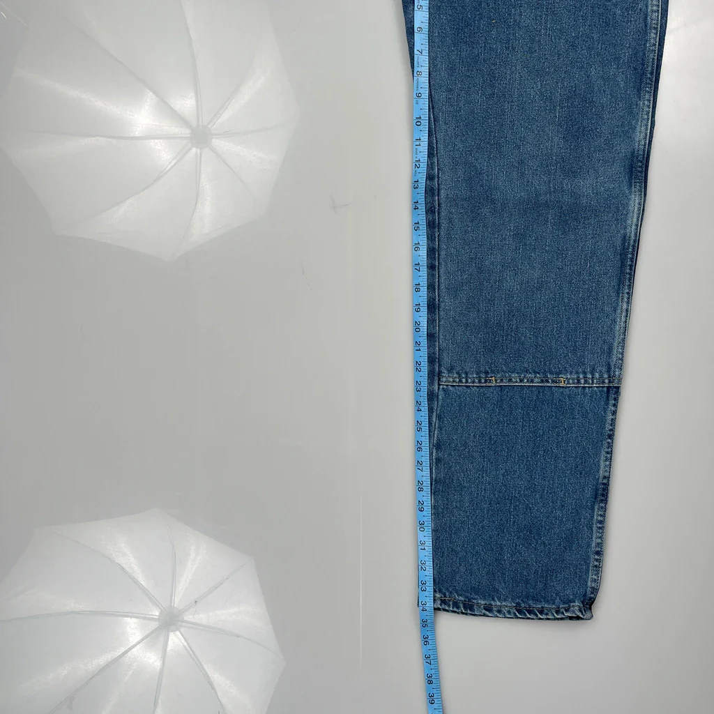 Dickies Double Knee Carpenter Jeans - 34W 34L Blue Cotton - Image 5