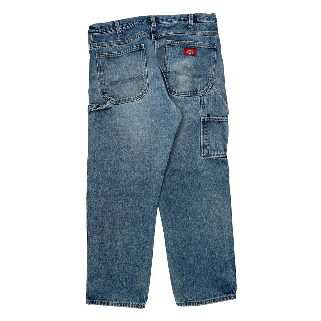 Dickies Carpenter Jeans - 34W 30L Blue Cotton - Image 2