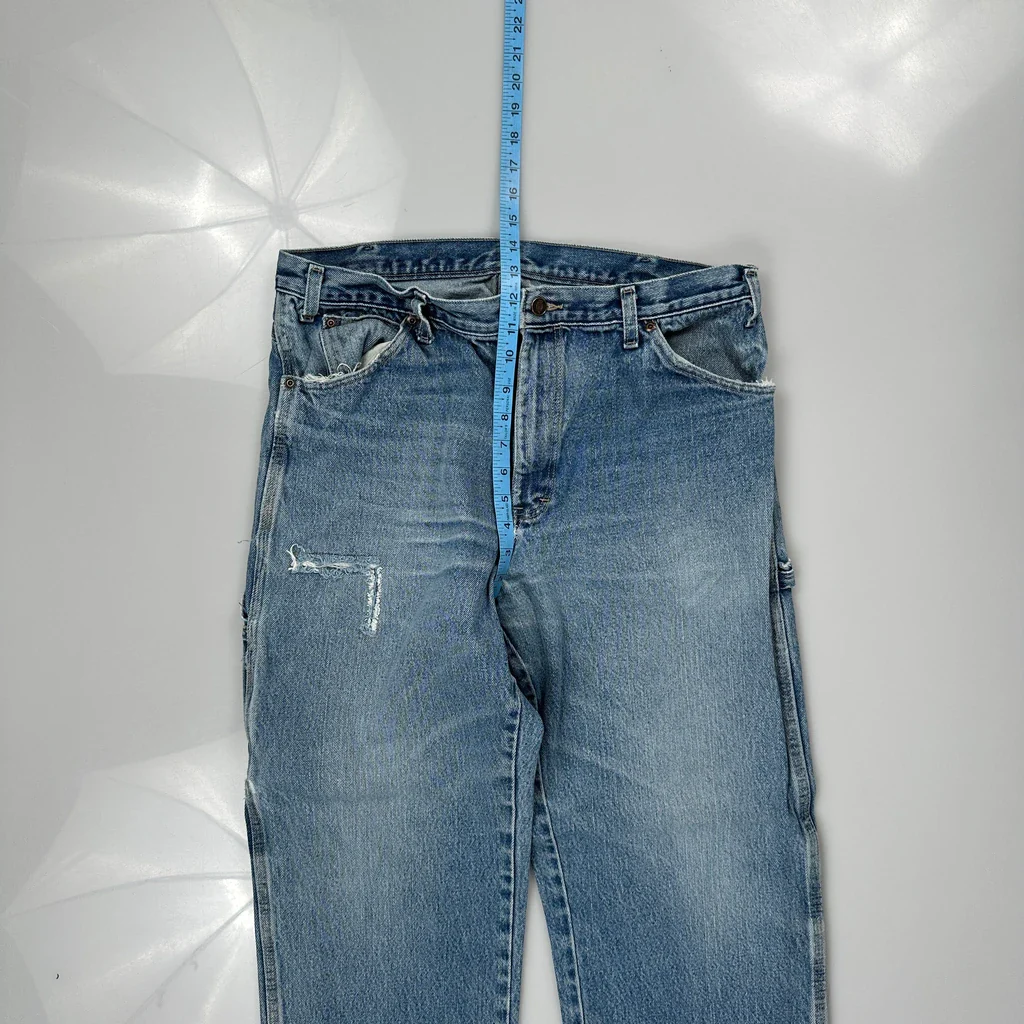 Dickies Carpenter Jeans - 34W 30L Blue Cotton - Image 5
