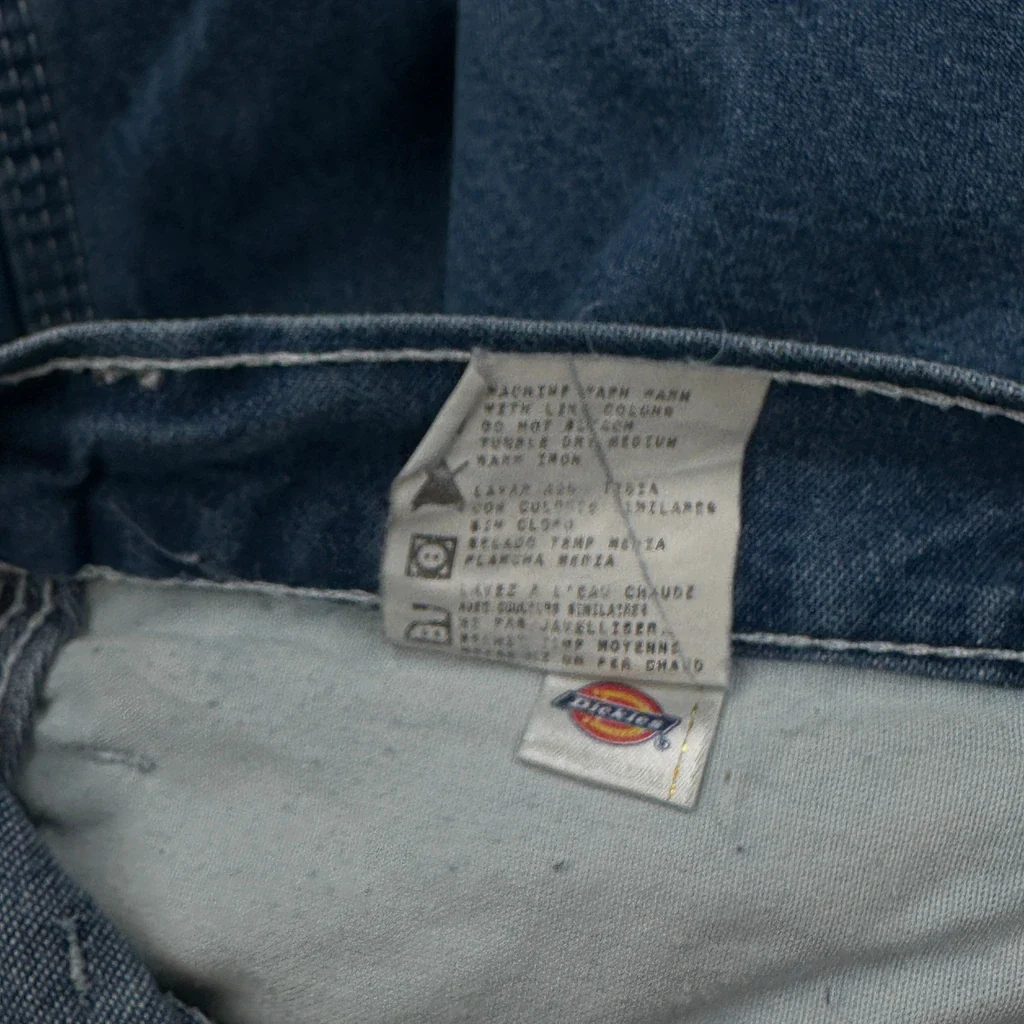 Dickies Carpenter Jeans - 34W 32L Blue Cotton - Image 6