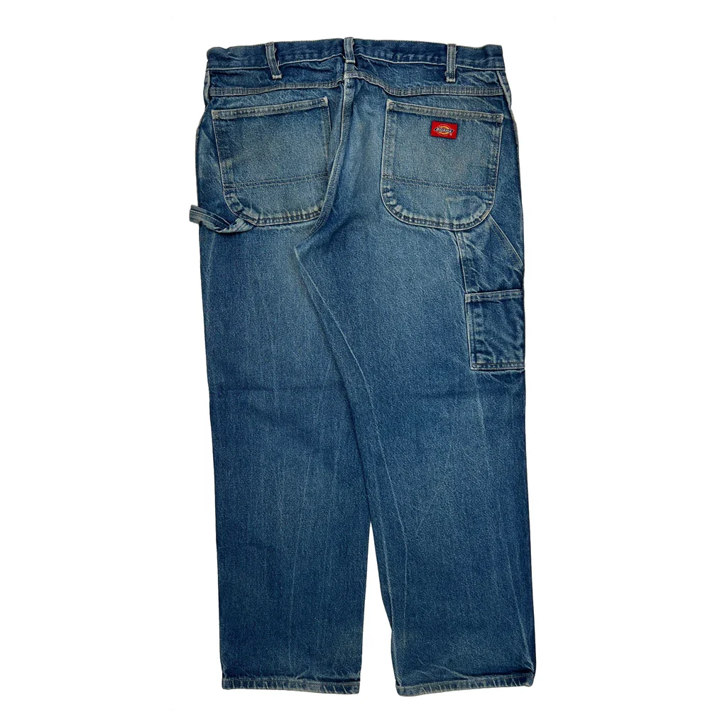 Dickies Carpenter Jeans - 34W 30L Blue Cotton