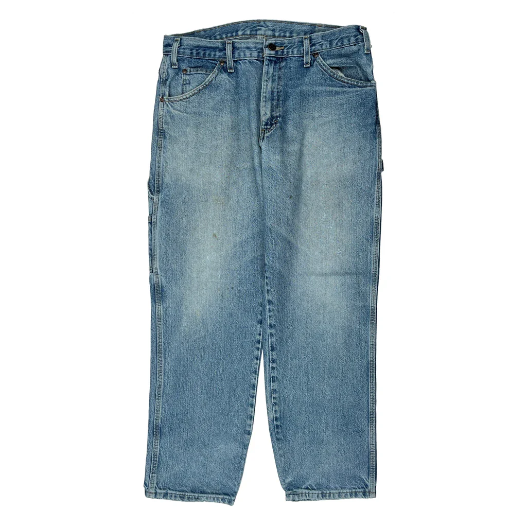 Dickies Carpenter Jeans - 34W 30L Blue Cotton - Image 2