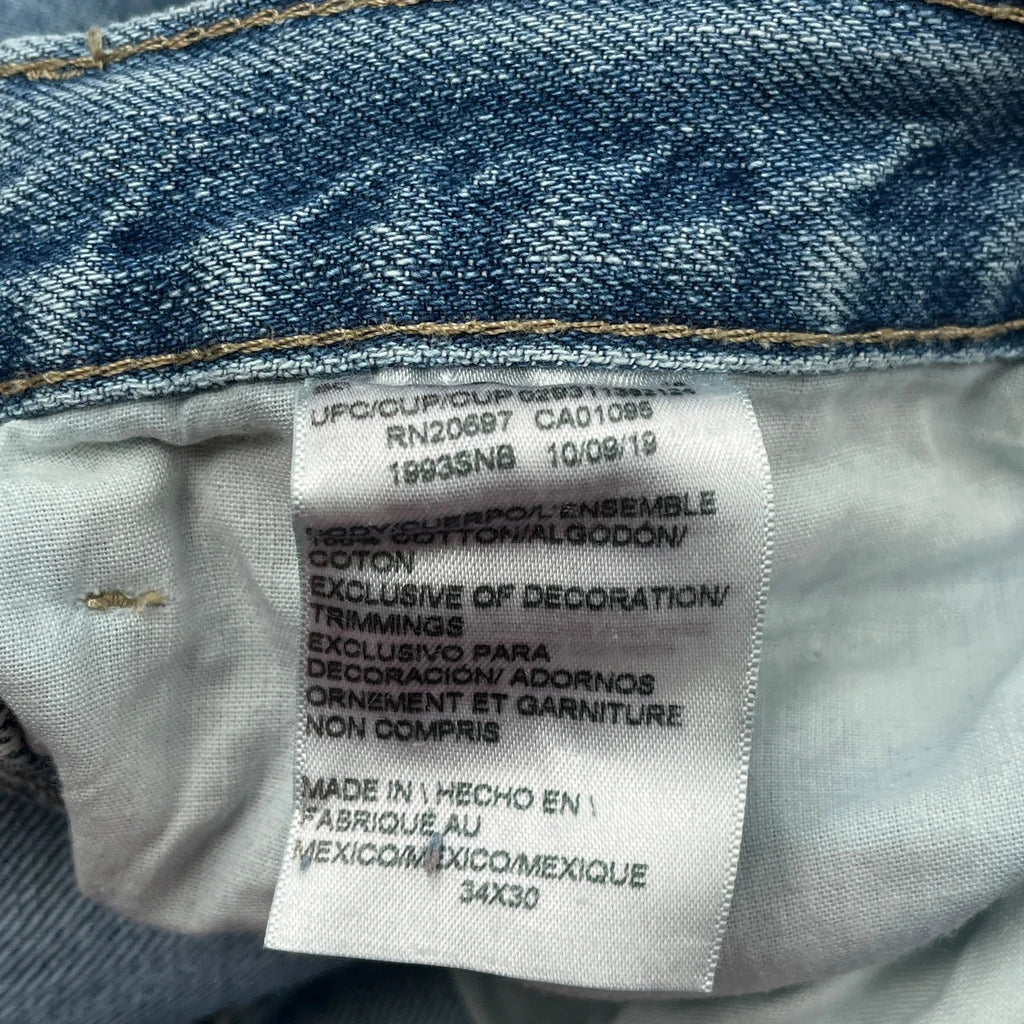 Dickies Carpenter Jeans - 34W 30L Blue Cotton - Image 6