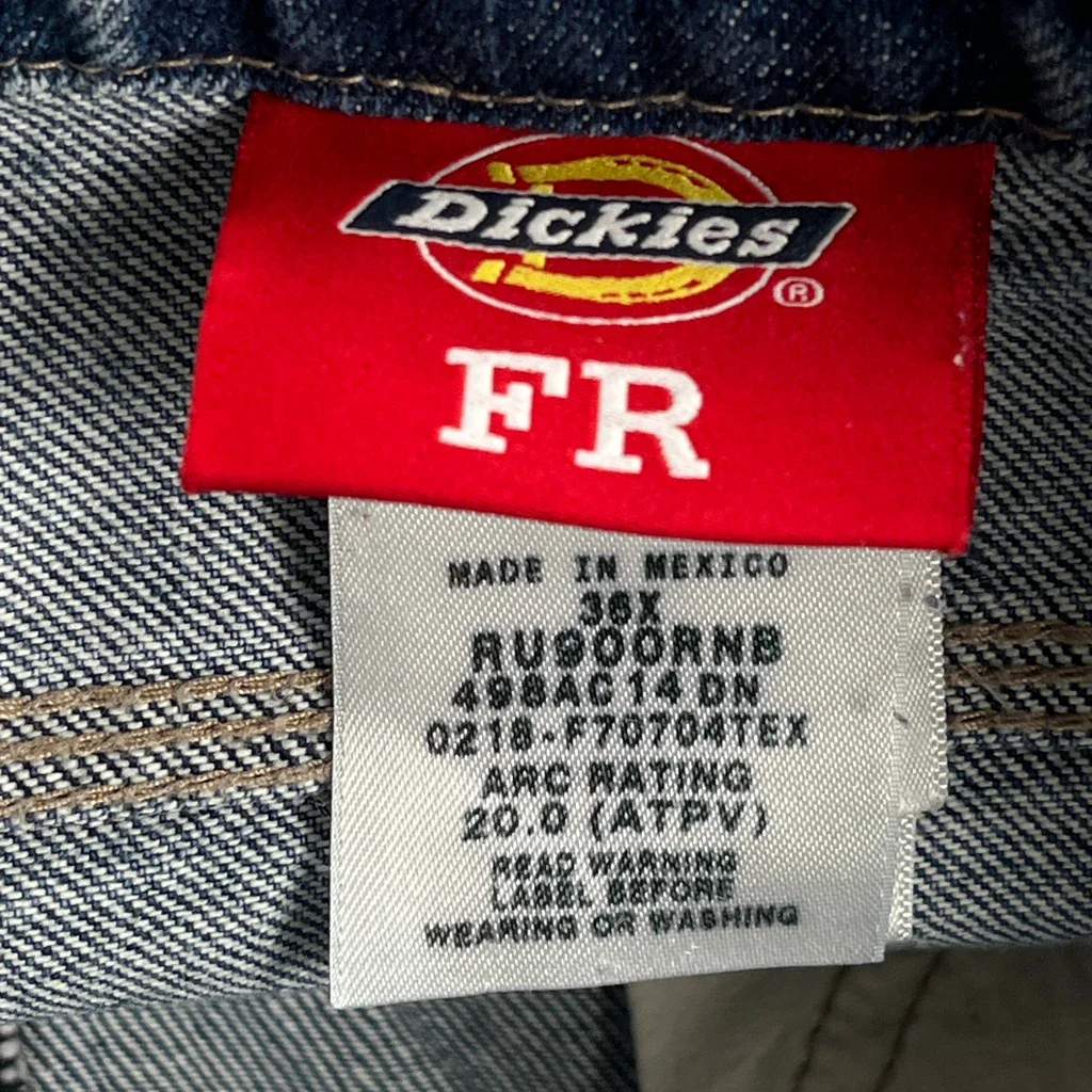 Dickies Carpenter Jeans - 35W 34L Blue Cotton - Image 6