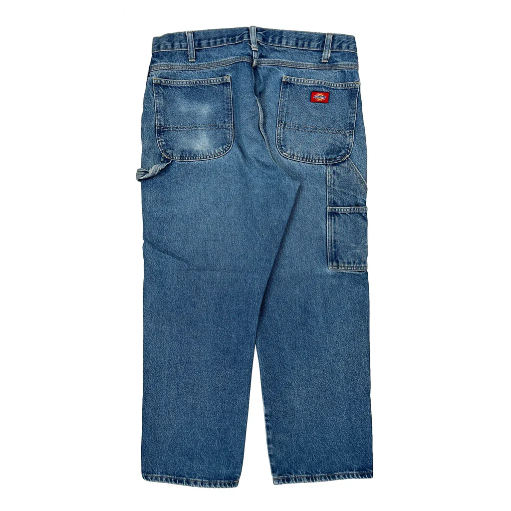 Dickies Carpenter Jeans - 35W 29L Blue Cotton