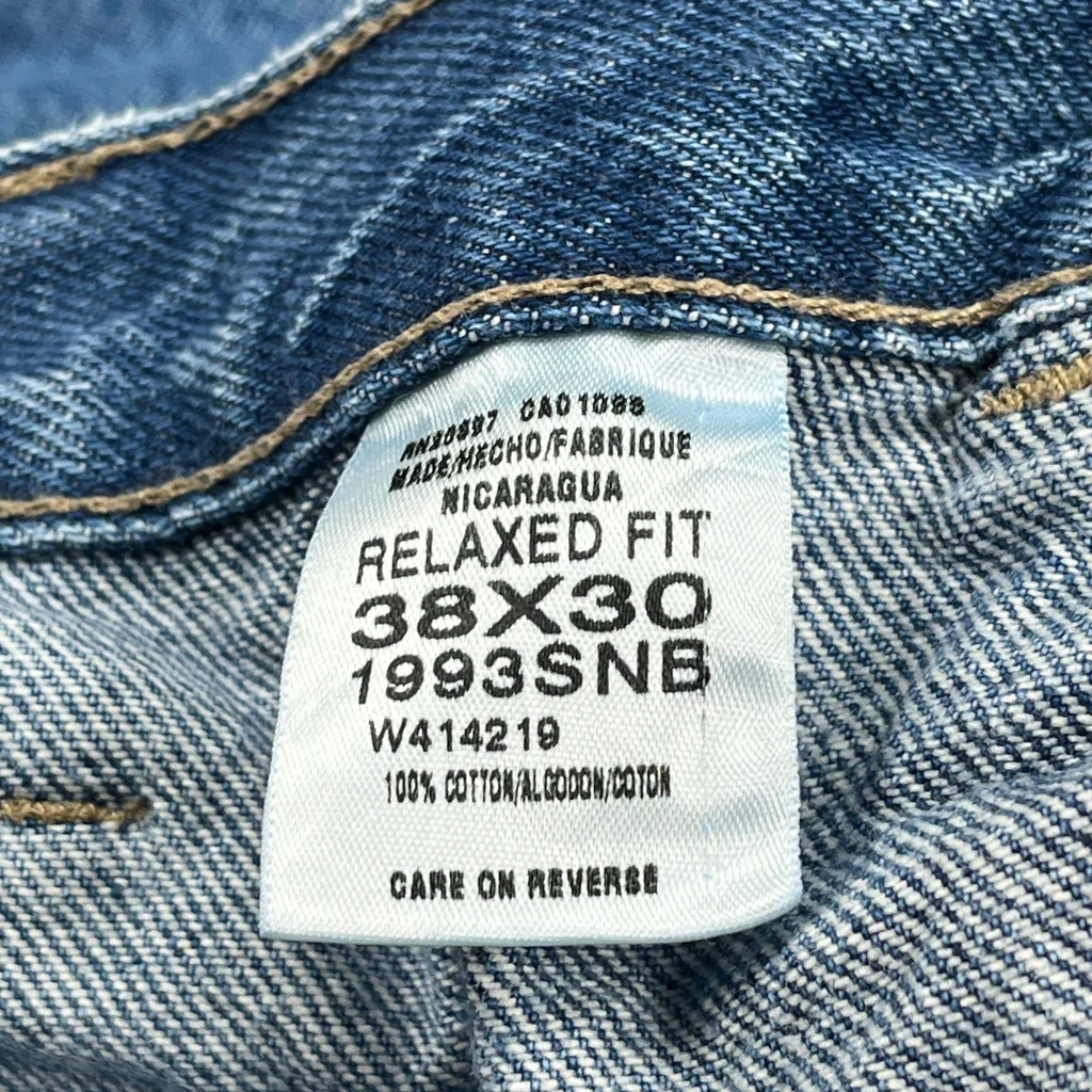 Dickies Carpenter Jeans - 35W 29L Blue Cotton - Image 6