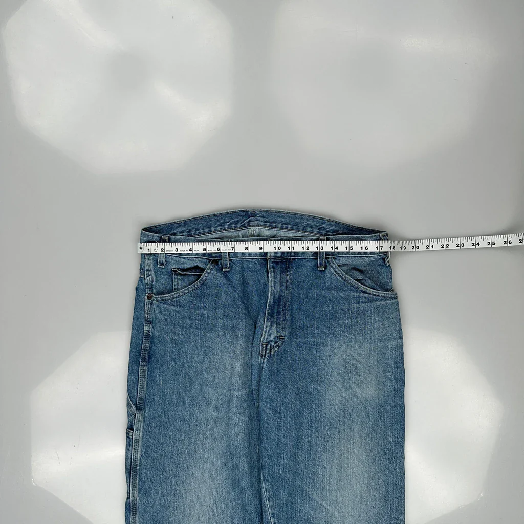 Dickies Carpenter Jeans - 35W 33L Blue Denim - Image 3