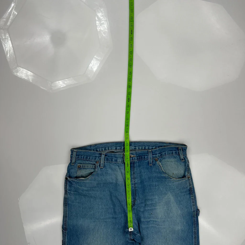 Dickies Carpenter Jeans - 35W 30L Blue Cotton - Image 4