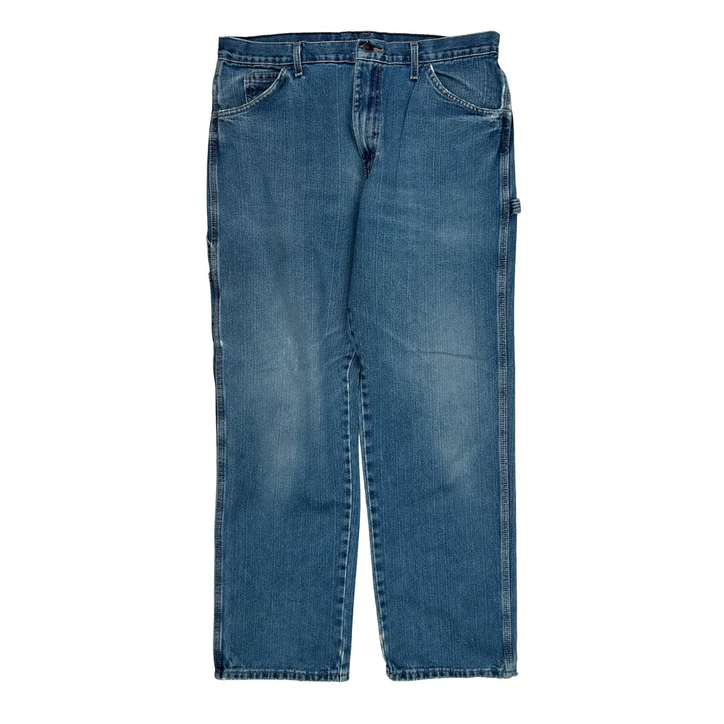 Dickies Carpenter Jeans - 35W 31L Blue Cotton - Image 2