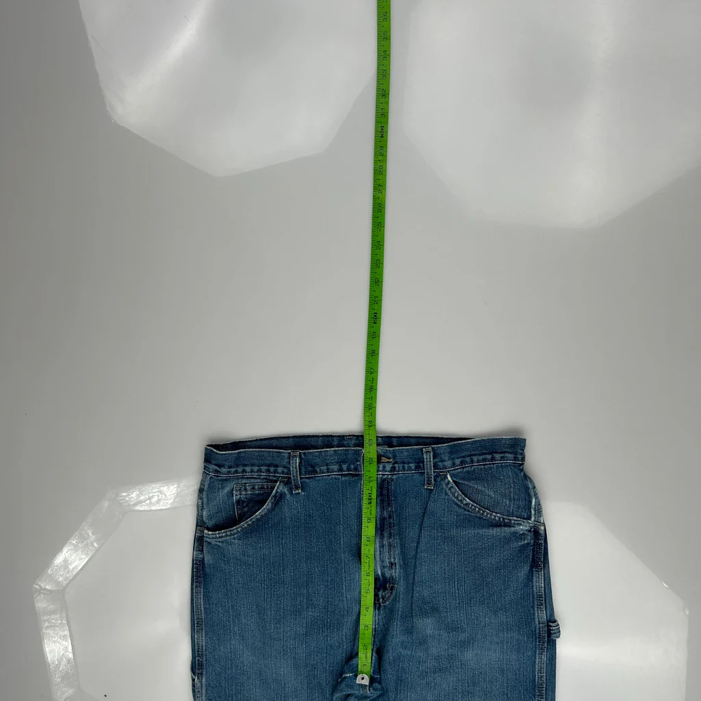 Dickies Carpenter Jeans - 35W 31L Blue Cotton - Image 4