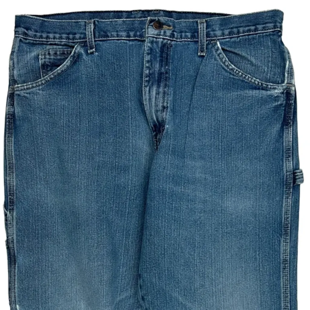 Dickies Carpenter Jeans - 35W 31L Blue Cotton - Image 9