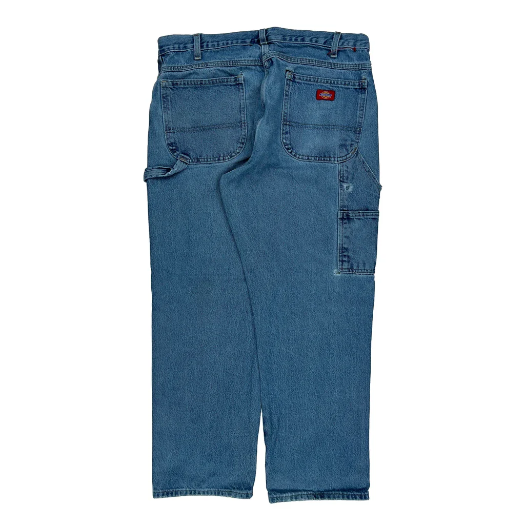 Dickies Carpenter Jeans - 35W 29L Blue Cotton