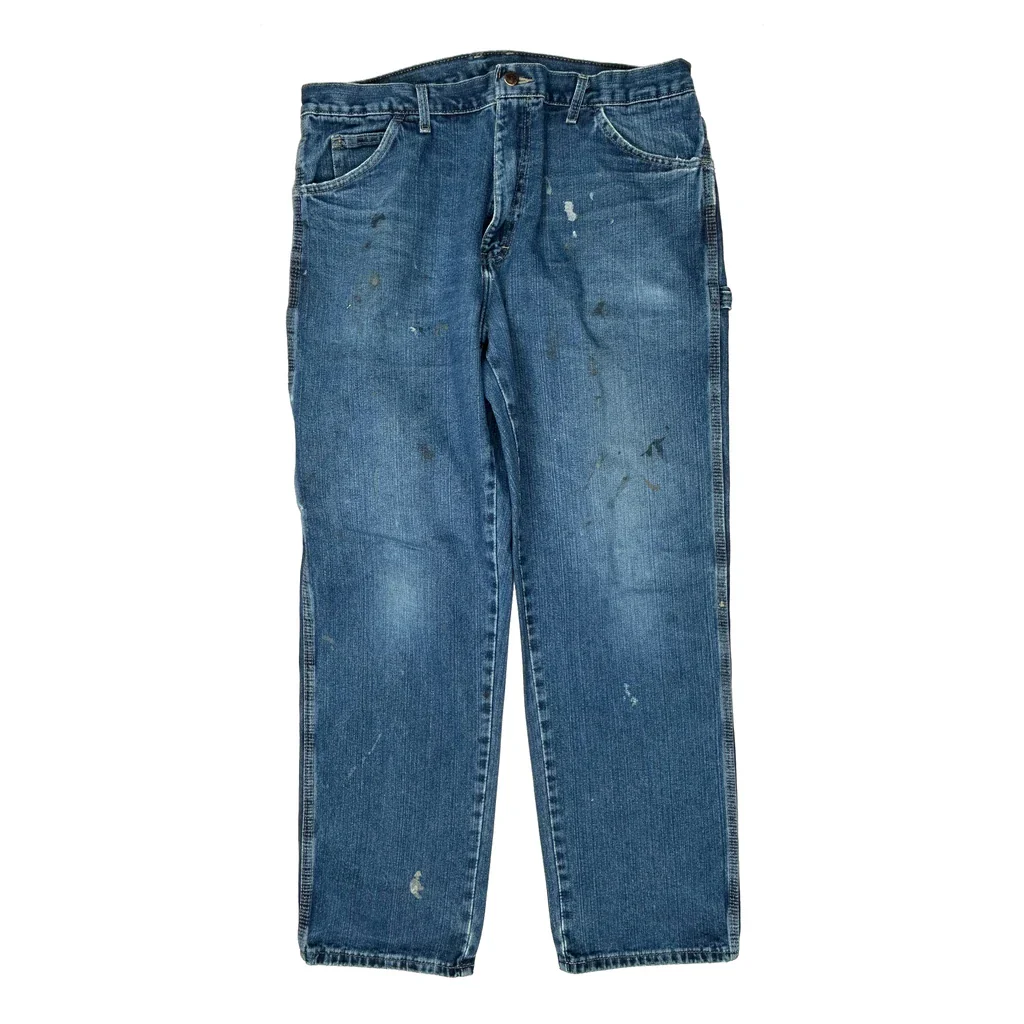 Dickies Carpenter Jeans - 35W 32L Blue Cotton - Image 2
