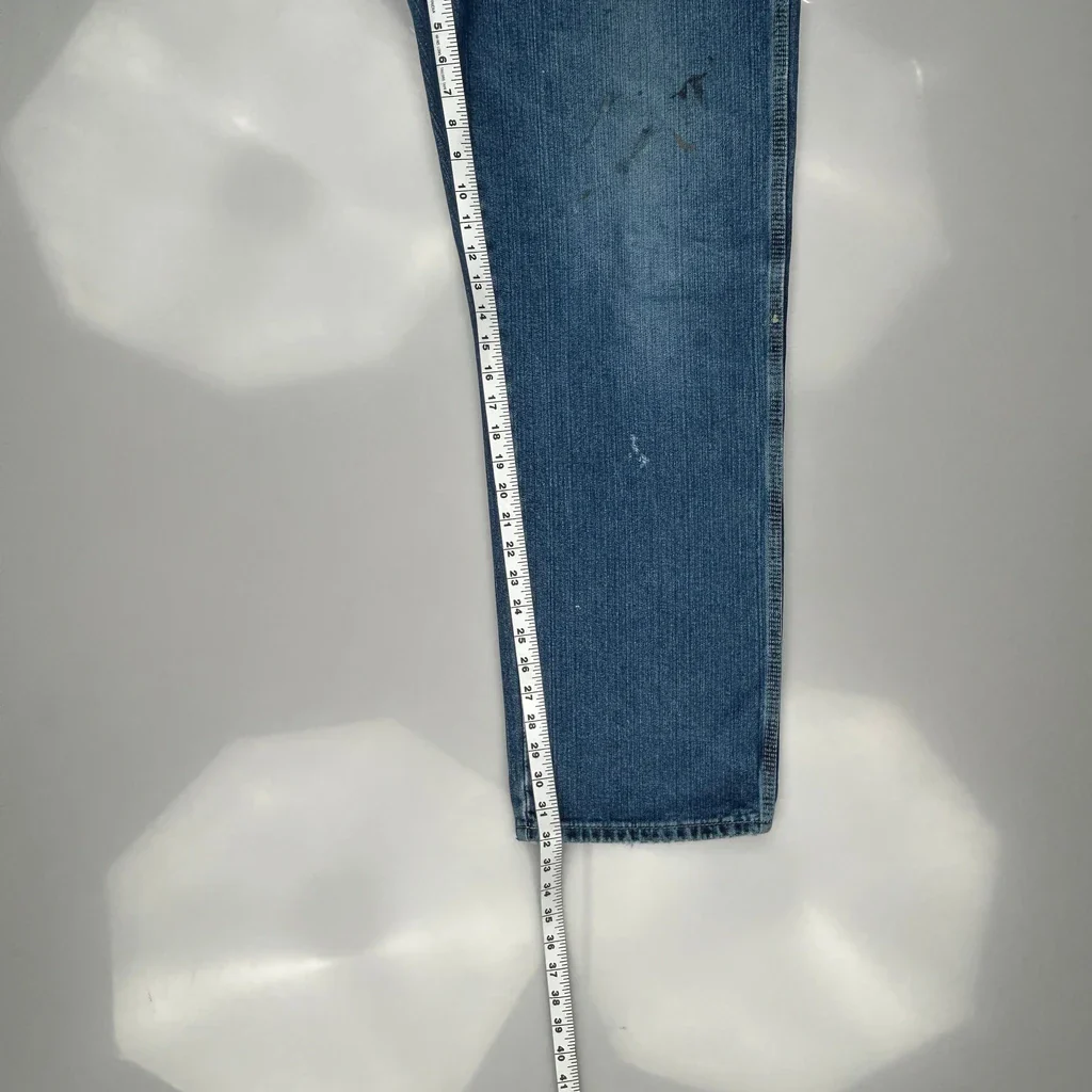Dickies Carpenter Jeans - 35W 32L Blue Cotton - Image 5