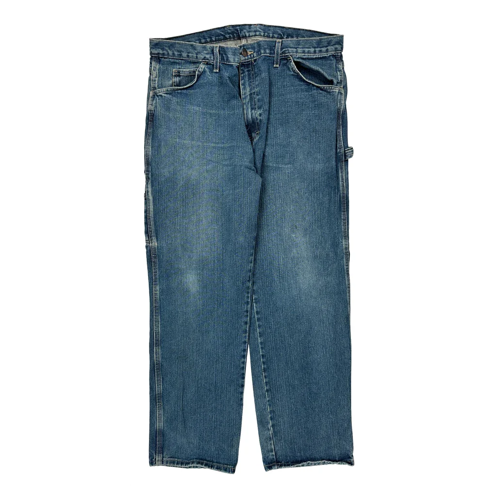 Dickies Carpenter Jeans - 36W 32L Blue Cotton - Image 2