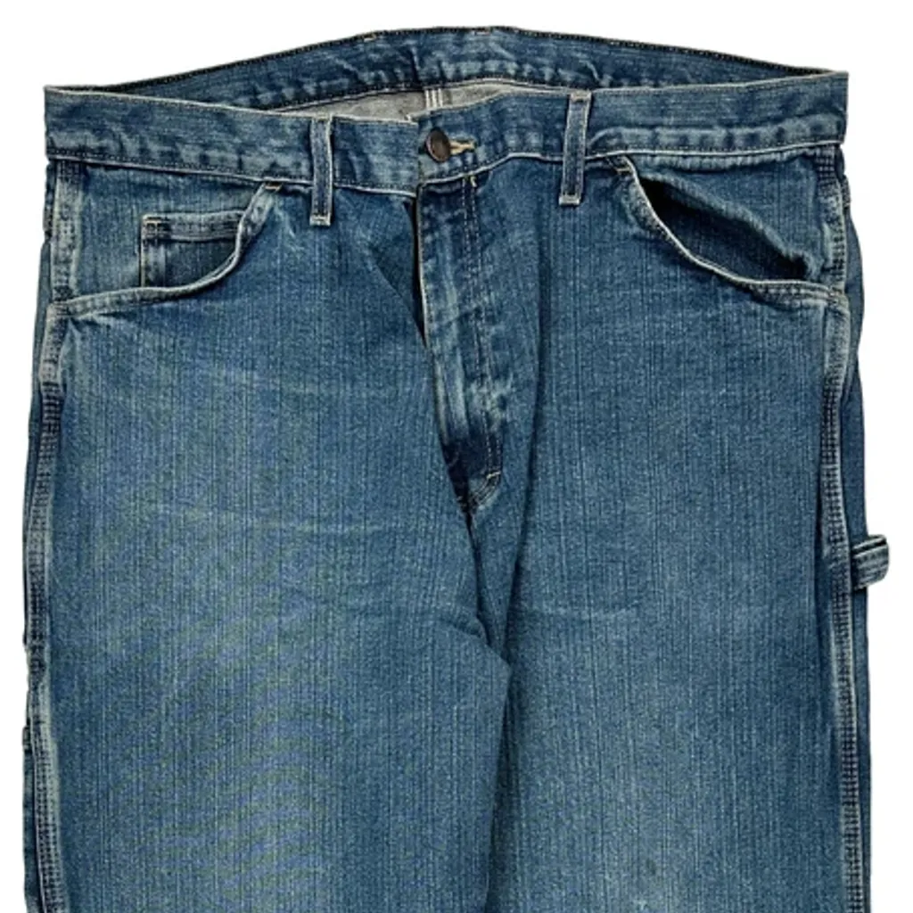 Dickies Carpenter Jeans - 36W 32L Blue Cotton - Image 9