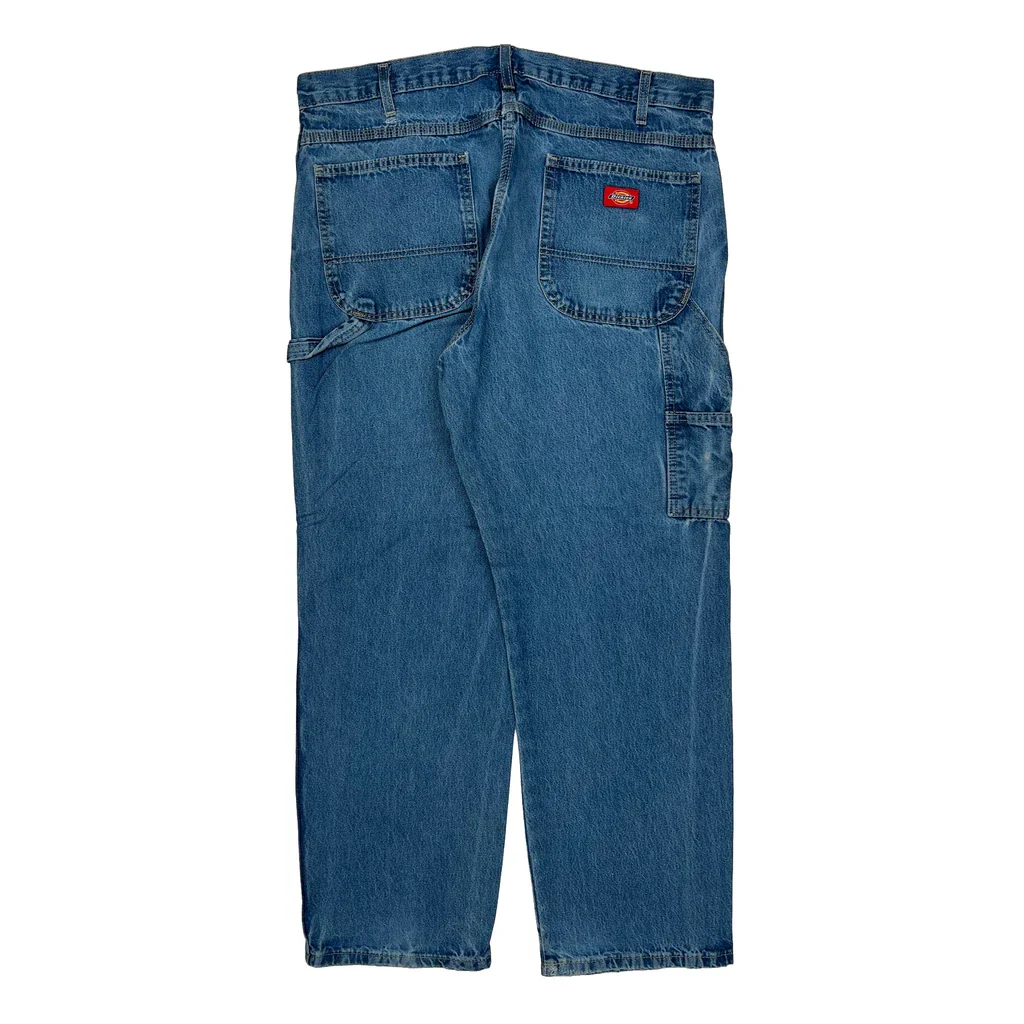 Dickies Carpenter Jeans - 36W 30L Blue Cotton