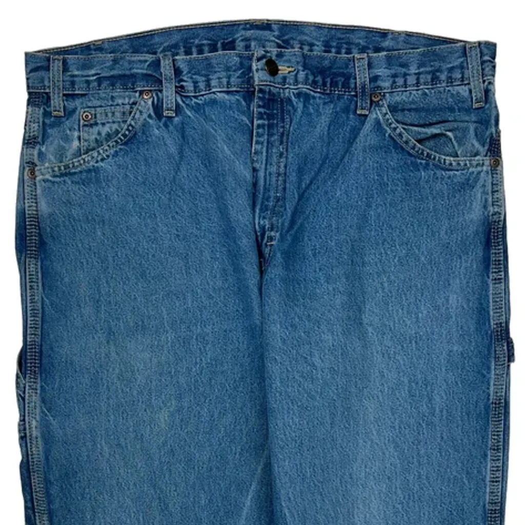 Dickies Carpenter Jeans - 36W 30L Blue Cotton - Image 9
