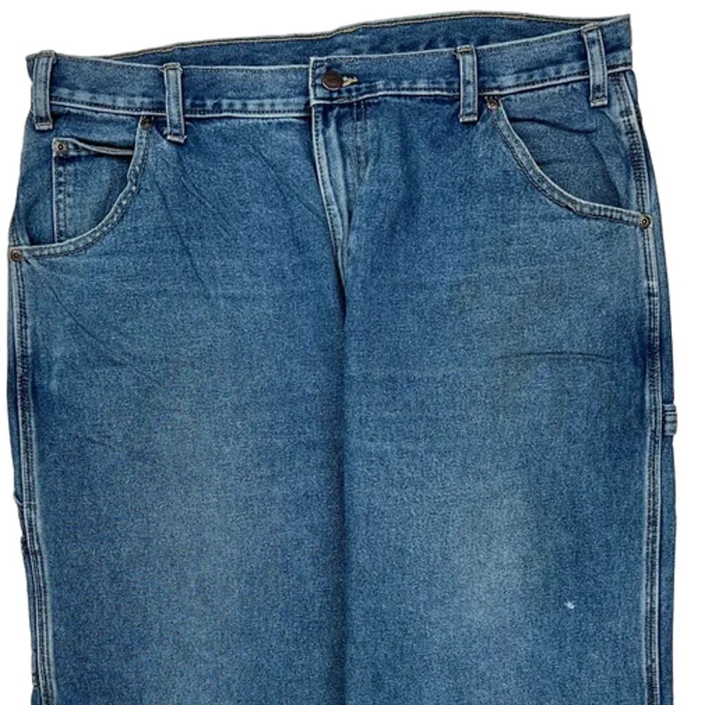 Dickies Carpenter Jeans - 36W 30L Blue Cotton - Image 9